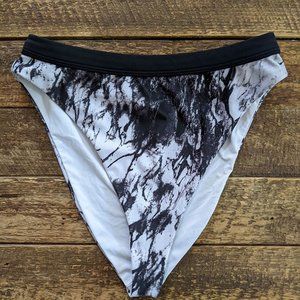 iHeartRaves High Waisted Marble Festival Bottoms